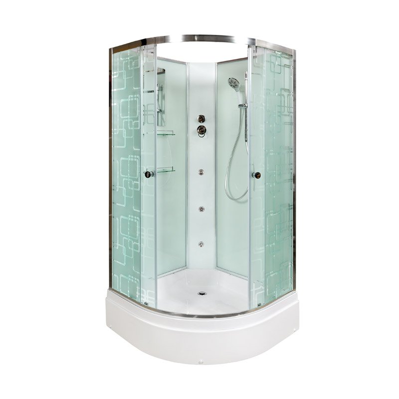 L 902 L стандартная Душевая кабина DETO Серия L ЕМ2710 N с гидромассажем (гм.) - Вид №9