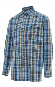 69155 Сорочка рабочая синяя  Толстовки, рубашки, футболки, тенниски размер 48-50