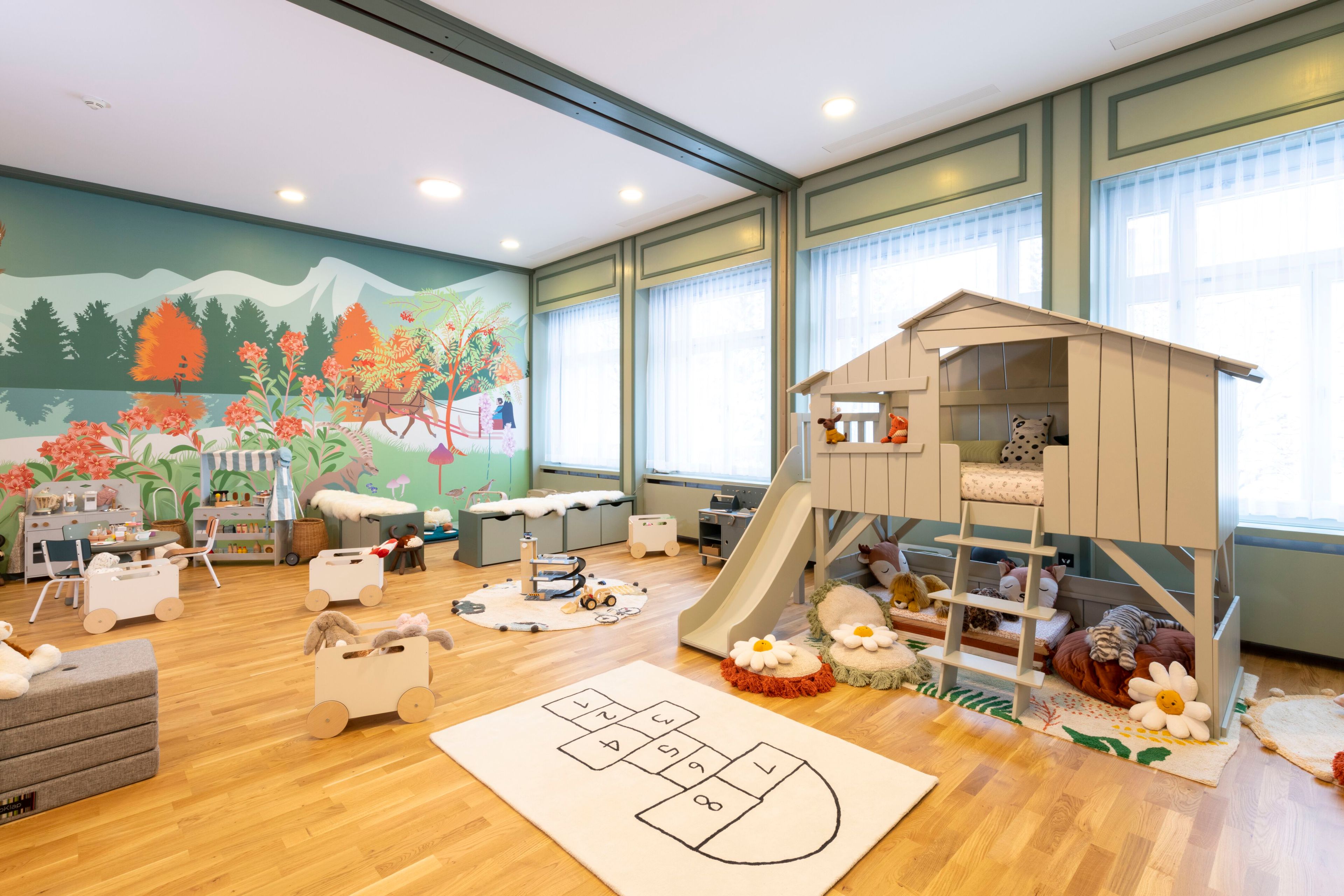 Кровать-чердак из МДФ с горкой и платформой Mathy by Bols TREEHOUSE BEDS &amp ARCH-00125739 - Вид №6