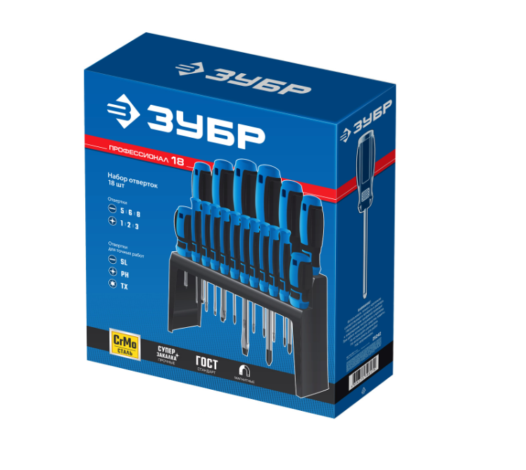 Набор отверток ЗУБР 25242 9107801 STDN-0031778