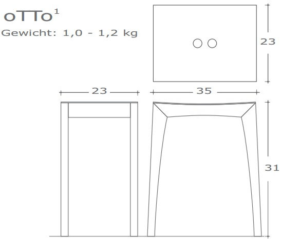 sixay furniture Табурет из дерева Otto sun-id-1494202 - Вид №6