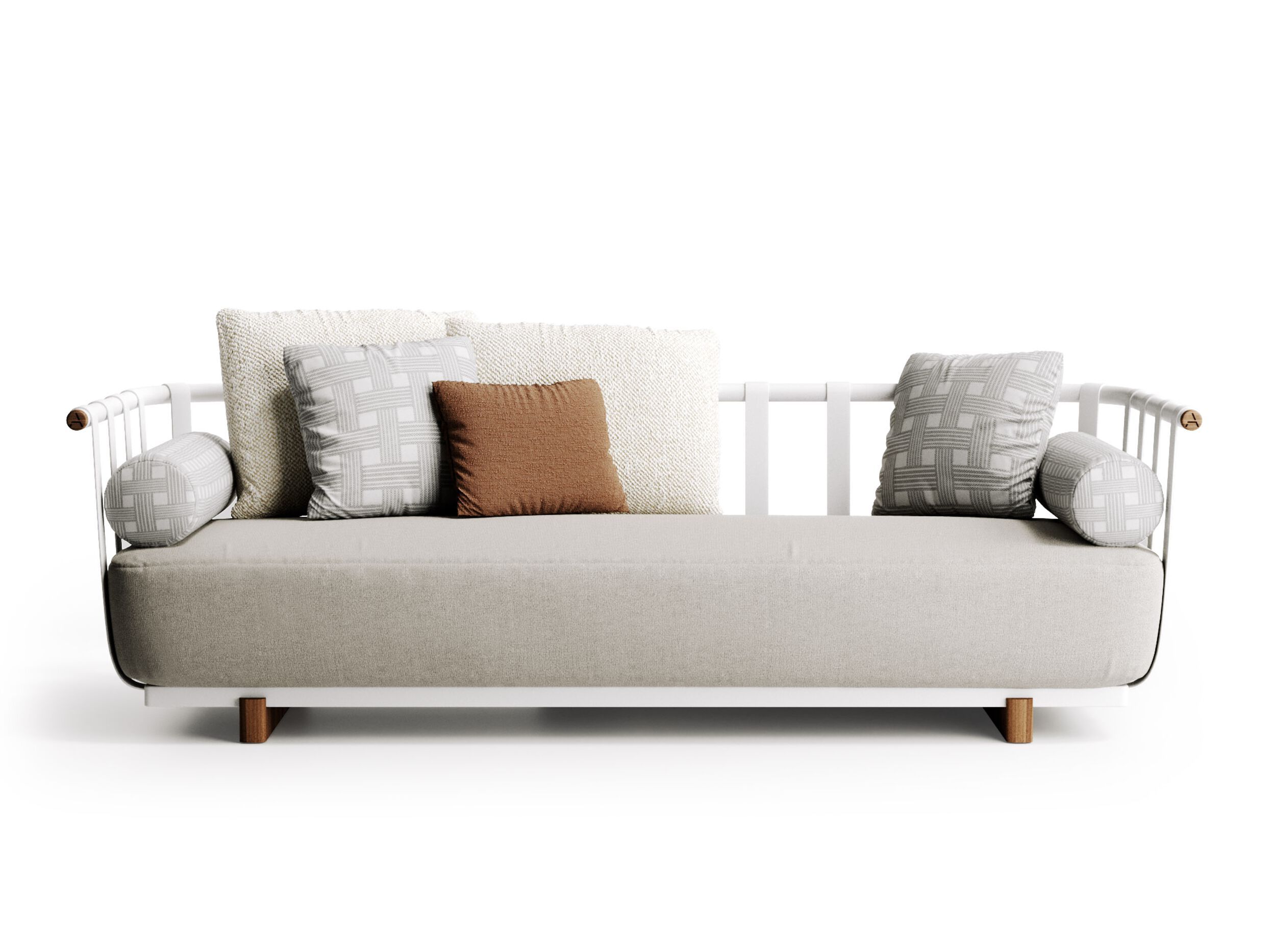 3-местный тканевый садовый диван Atmosphera Портофино ARCH-00011537 - Вид №1