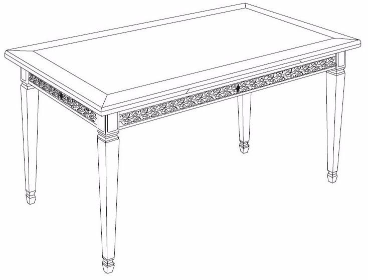 Arvestyle Раздвижной стол из массива дерева Positano Ks-ps04 - Вид №2