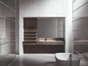 Умывальник с зеркалом