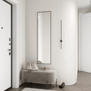 Зеркало декоративное Нельсон прямоугольное 40x150 см металл цвет черный