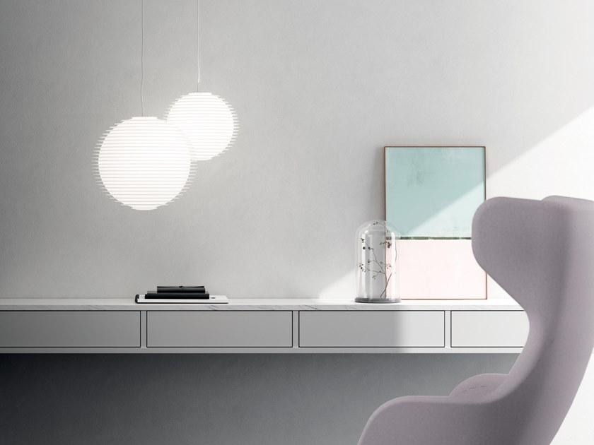 Rotaliana Светодиодный подвесной светильник из поликарбоната Flow sun-id-1420575 - Вид №1