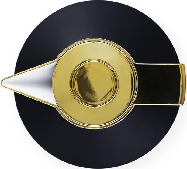 251555 Geo Vacuum Jug 1,5 л черный / золотой Normann Copenhagen  - Вид №1