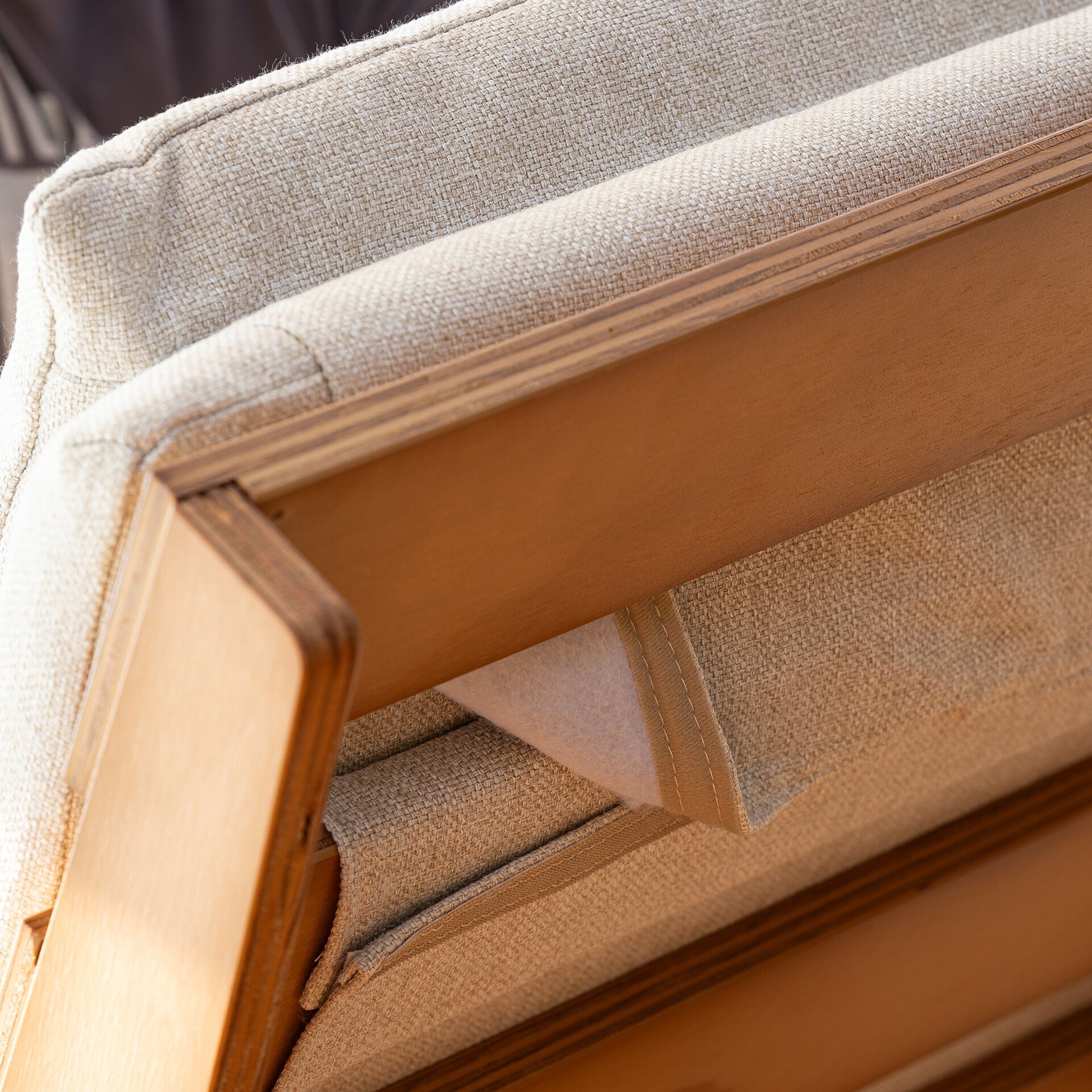 Ткань и многослойная кровать с откидывающейся спинкой Mobili Fiver Елена ARCH-00056708 - Вид №1