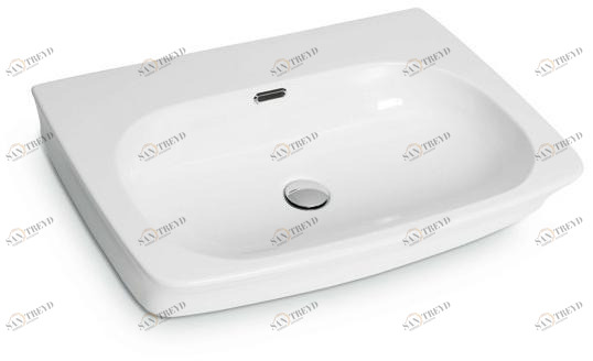 66328-29-30 Подвесная раковина настенная овальная Newform Lavabi белая