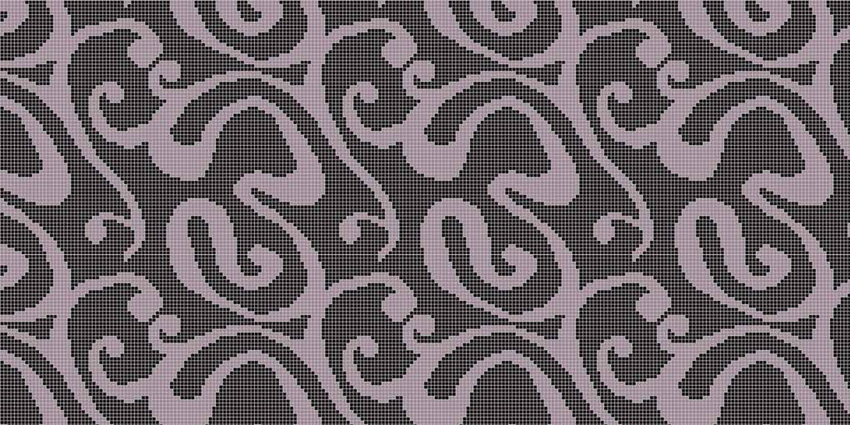 МОЗАИКА ИЗ СТЕКЛА MZ-06 PURPLE ALMA ПАННО 15 MZ06PURPLE - Вид №1