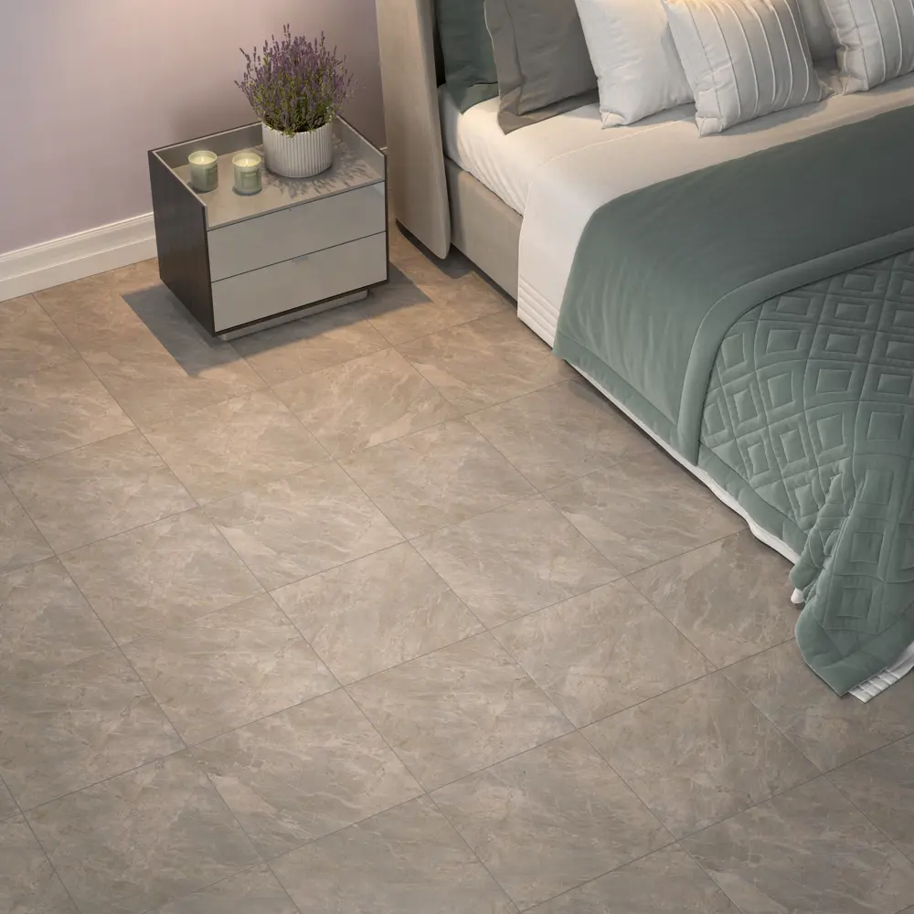 Глазурованный керамогранит Kerama Marazzi Торино 40.2x40.2 см 1.62 м² матовый цвет серый 89364724 STLM-2196582