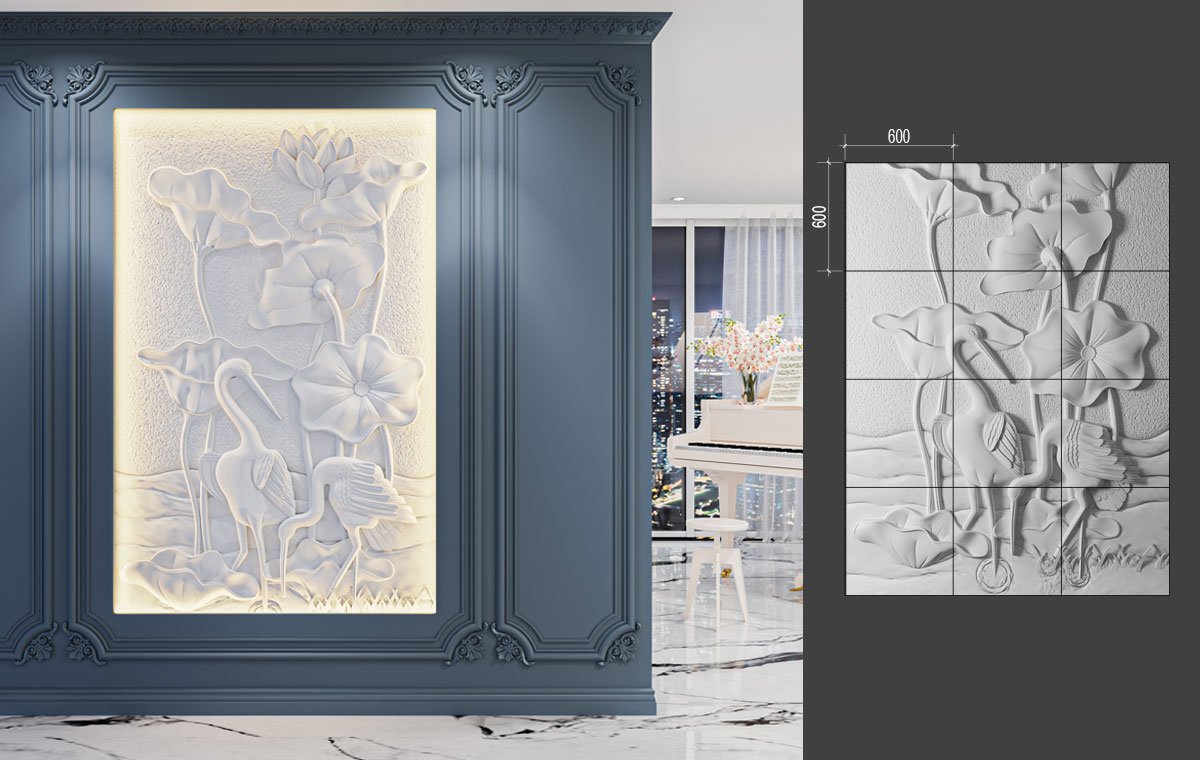 B-73 STORK LAB.Space Барельеф B-73-1