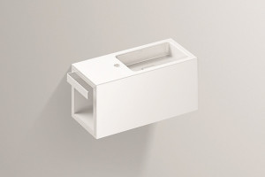 5075800000 Умывальник с тумбой, wp.xs2, белая, proshield, декоративная, белый глянцевый Alape серия XS (Xplore.S)