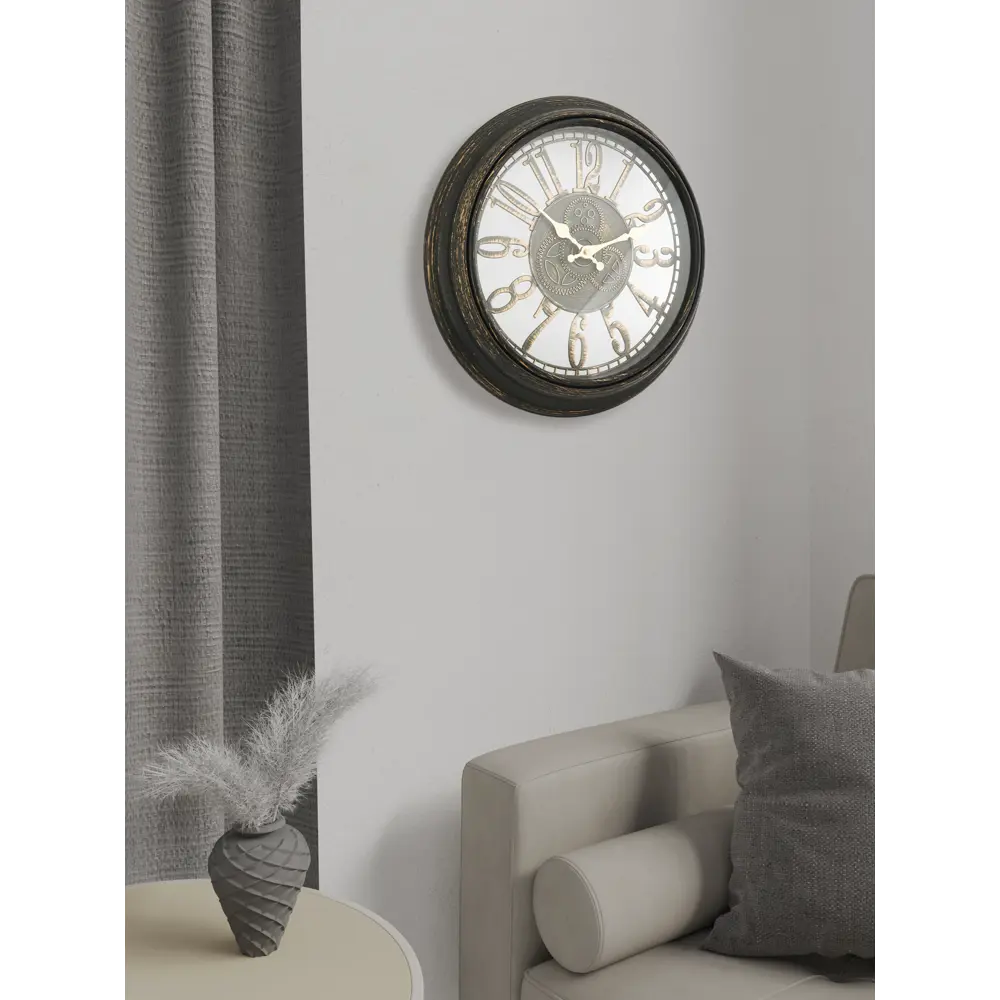 Настенные часы DREAM RIVER DMR с классическим циферблатом в элегантном коричневом корпусе 84241257 ЧАСЫ НАСТЕННЫЕ STLM-0047496 - Вид №5