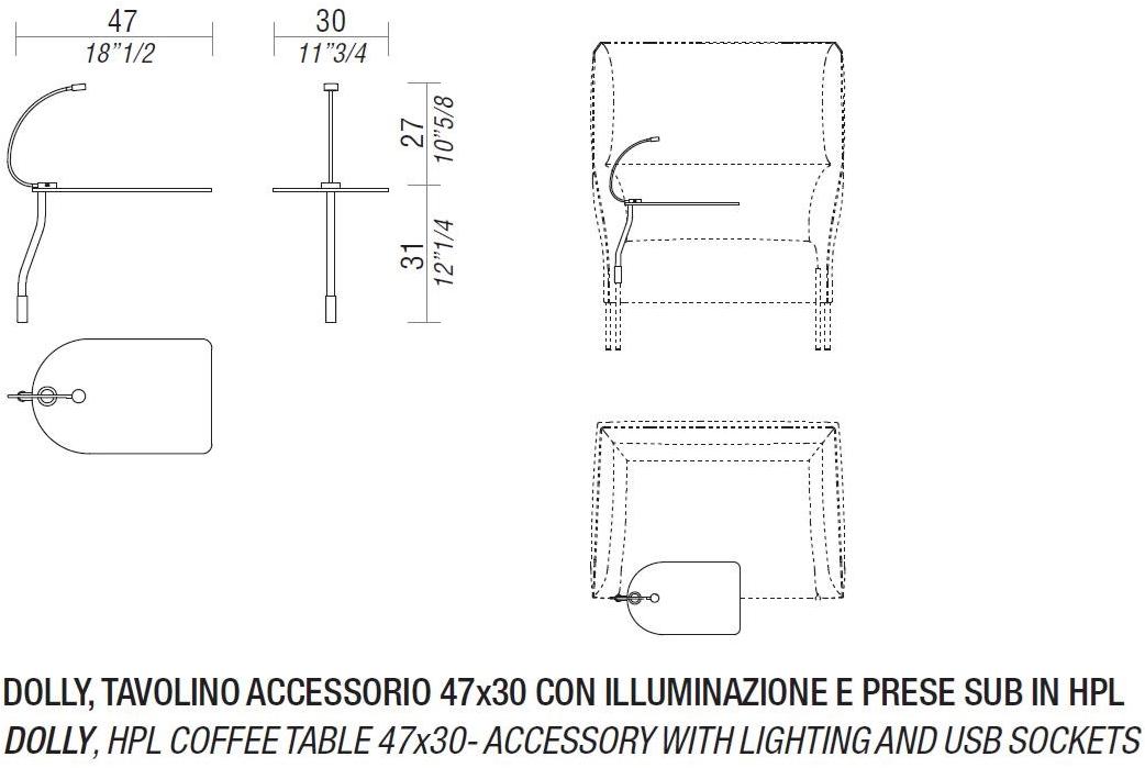 ESTEL GROUP Мягкое кресло из ткани с высокой спинкой Dolly sun-id-1471007 - Вид №15