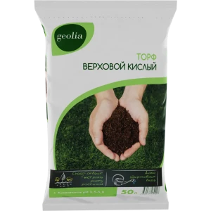 Торф Geolia верховой кислый 50 л 87225292 STLM-2182846