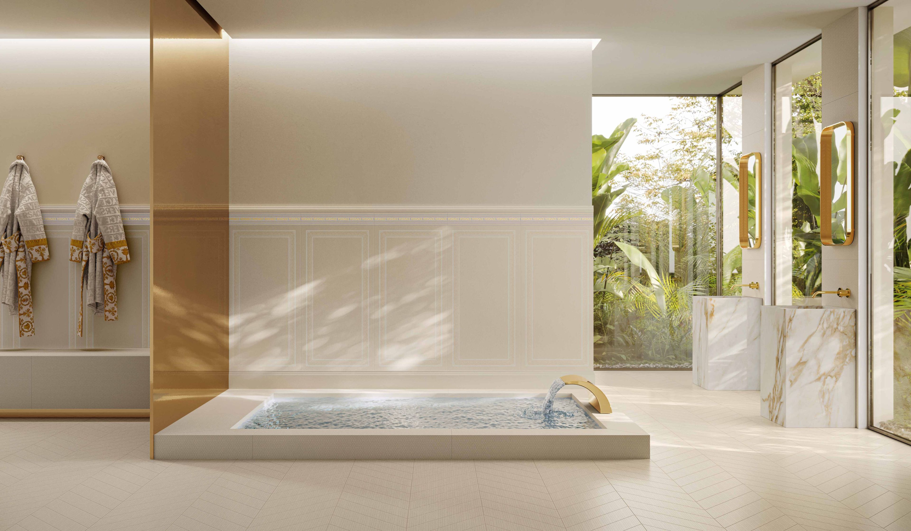 Пол / керамогранит Versace Ceramics La Greca Signature ARCH-00149160 - Вид №2