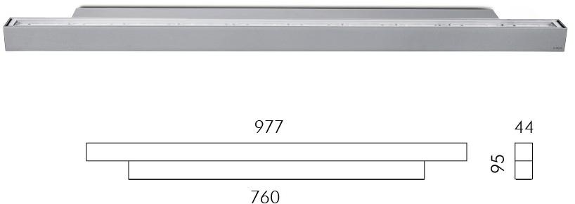 SIMES Регулируемая светодиодная настенная шайба из алюминия Streamline sun-id-1462445 - Вид №6