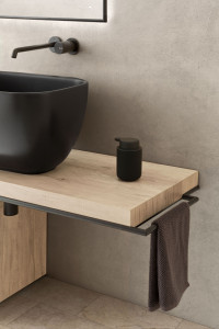 Термо текстурированный двойной умывальник