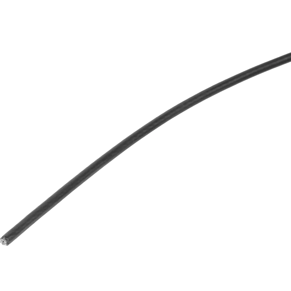 Трос Standers стальной оцинкованный ПВХ DIN 3055 2-3 мм цвет черный 10 м/уп STLM-2010790