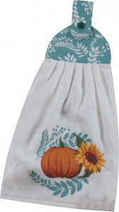 10627964 KAY DEE DESIGNS Полотенце кухонное Kay Dee Designs с держателем "Восторг" 23х46см, хлопок Ткань