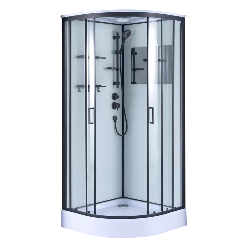 Душевая кабина Ливен 1/4 низкий поддон 100x100 см Santreyd STLM-2160751