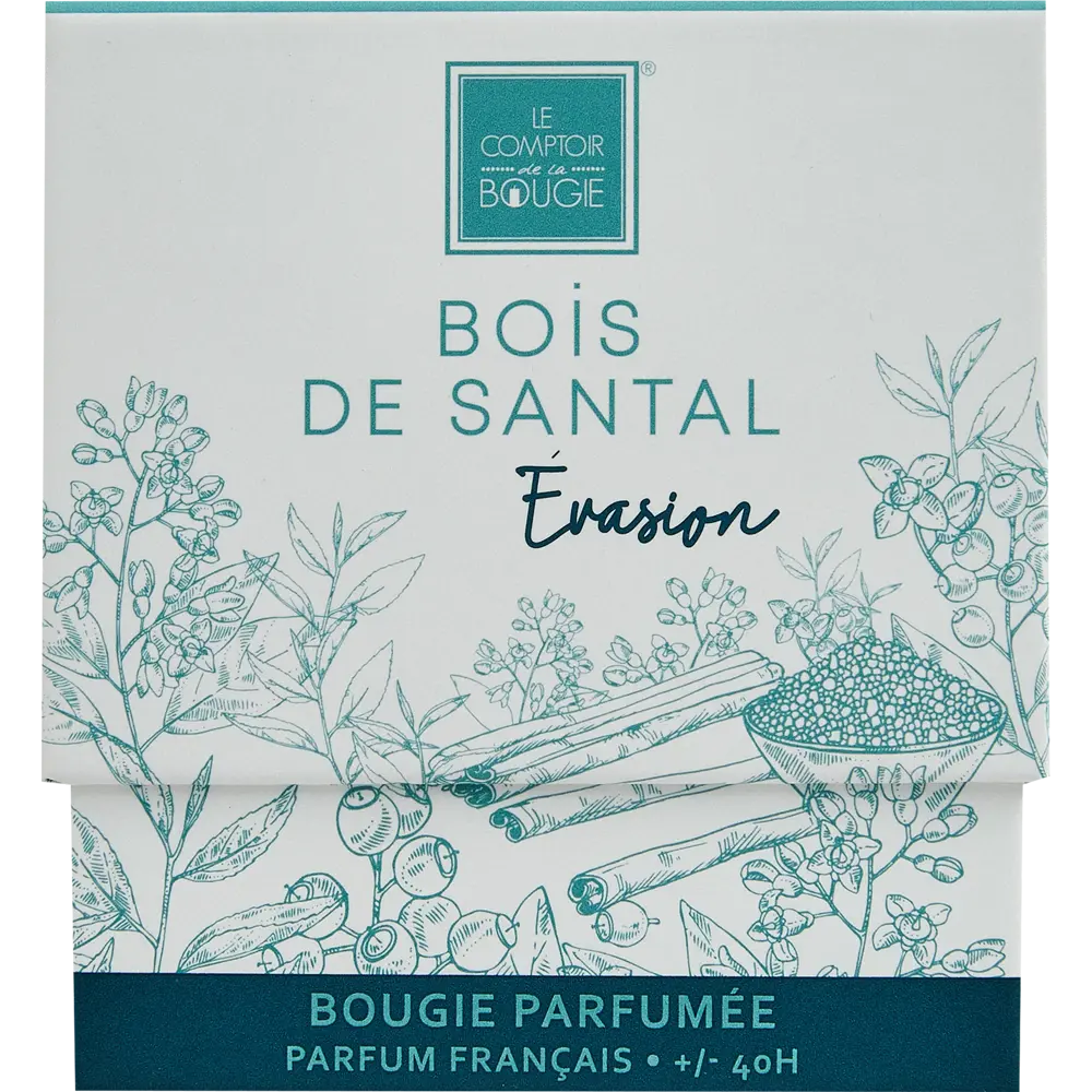 87234117 Свеча ароматизированная Сандаловое дерево голубая 9 см STLM-0816295 Atmosphera  - Вид №3