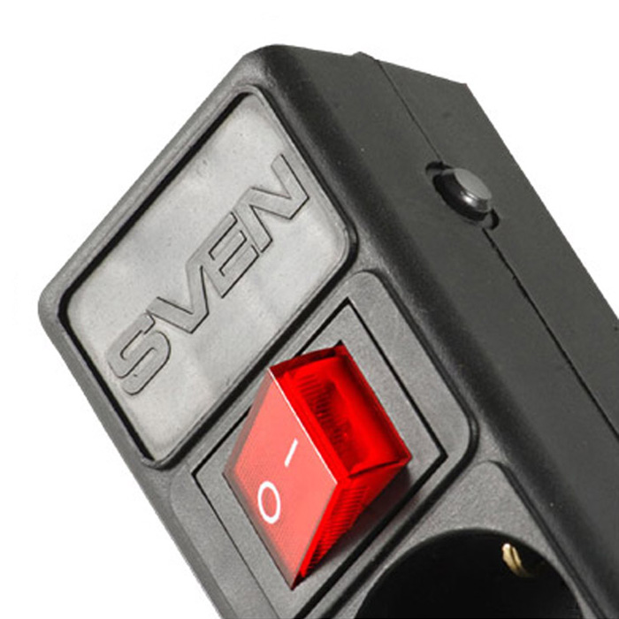 214 Surge protector optima base 3,0 m (5 sockets) black Sven Santreyd  - Вид №2