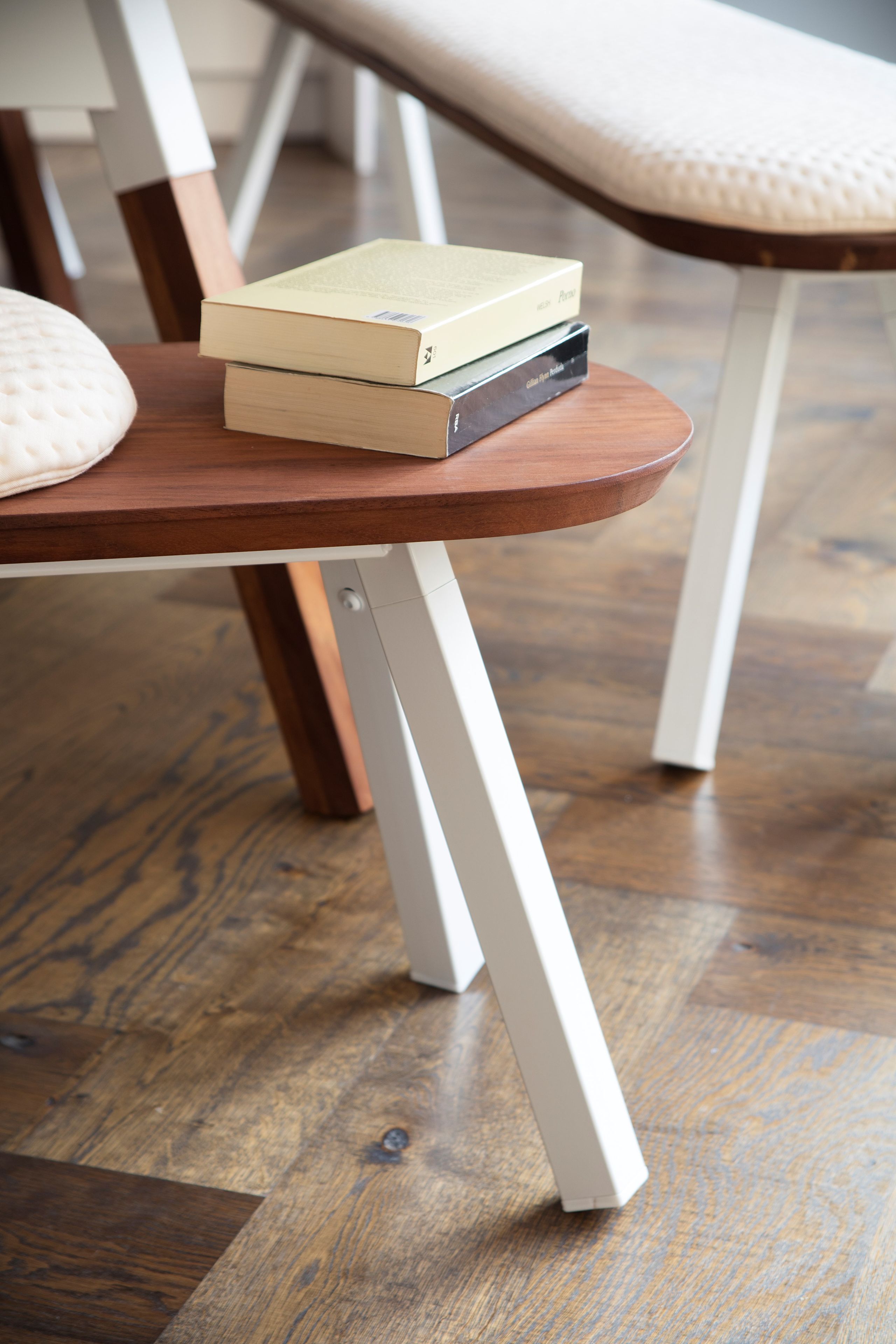 Садовая скамейка Iroko и окрашенная стальная основа RS Barcelona YOU AND ME ARCH-00089048 - Вид №12