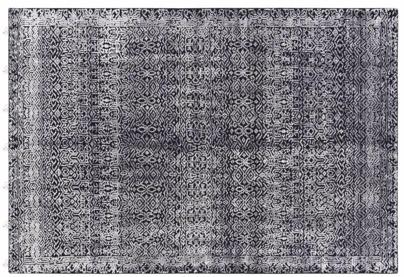 GAN Прямоугольный шерстяной коврик ручной работы с рисунком sun-id-1358708