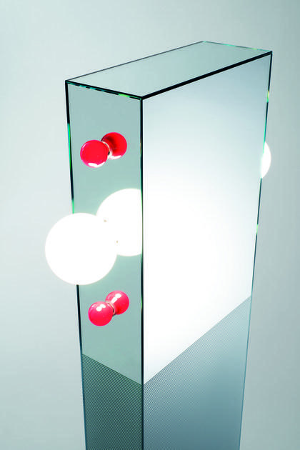 Glas Italia Прямоугольное зеркало со встроенной подсветкой  Shibam02  - Вид №1