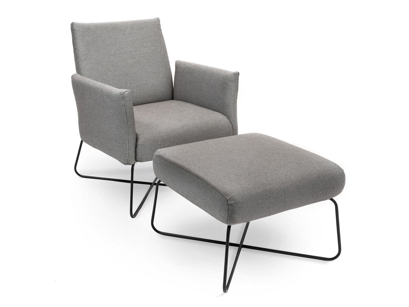 Тканевая квадратная Садовая подставка для ног FISCHER MÖBEL Kalos ARCH-00054992 - Вид №1