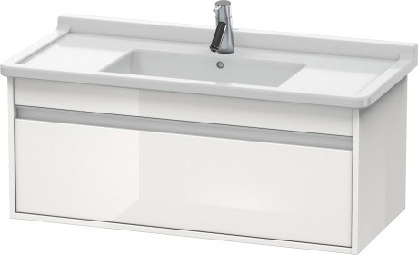 KT666500707 Ketho Тумбочка подвесная Бетонно-серый матовый декор Duravit - Вид №2