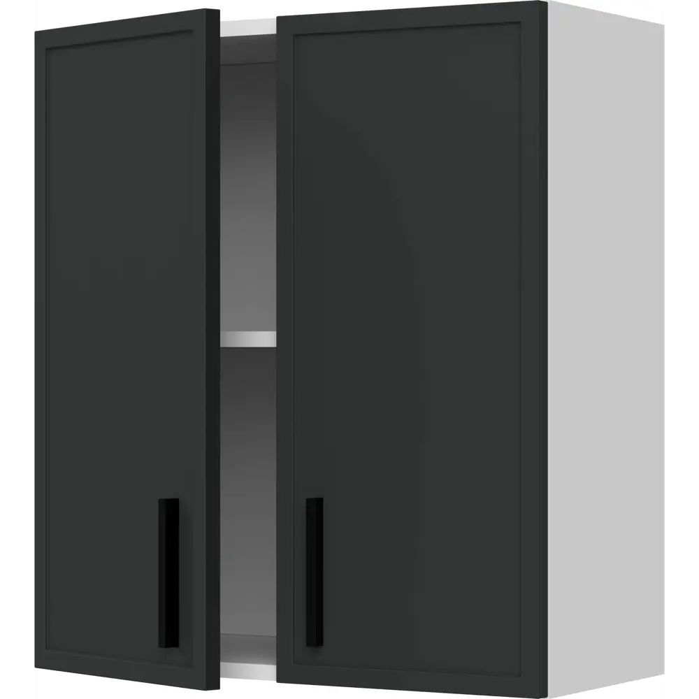Кухонный шкаф навесной Неро Delinia 60x67.6x29 см МДФ цвет графит 86578032 STLM-2164474 - Вид №2