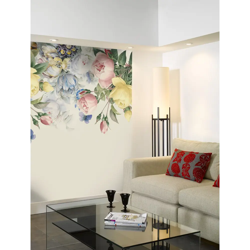 Фотообои 3D Flizart «Цветочная акварель», флизелиновые, 300x280 см 82363613 STLM-2077713 FBRUSH - Вид №2