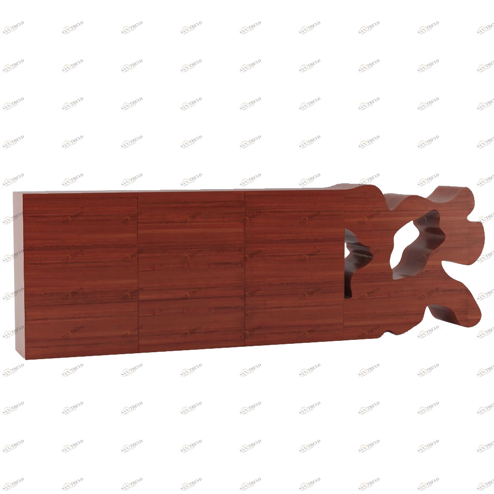 Комод деревянный с 9 ящиками сапеле "Пень толстый" от Odingeniy ODINGENIY ДИЗАЙНЕРСКИЕ, КОМОДЫ "ПЕНЬ" ОТ ODINGENIY 178429 Коричневый 