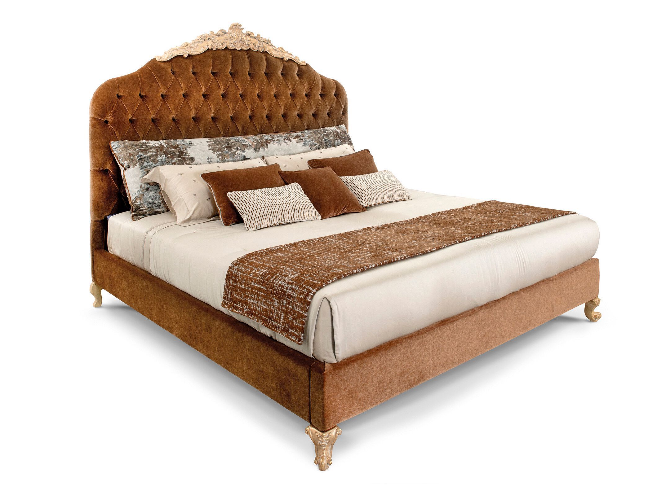 Двуспальная кровать с капитонным изголовьем Bellotti Ezio Charming ARCH-00132454 - Вид №1