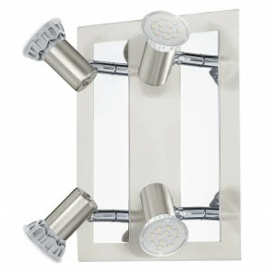 Спот настенный светодиодный на 4 лампы никель Rottelo 90916 EGLO ROTTELO 00-3891794 Никель