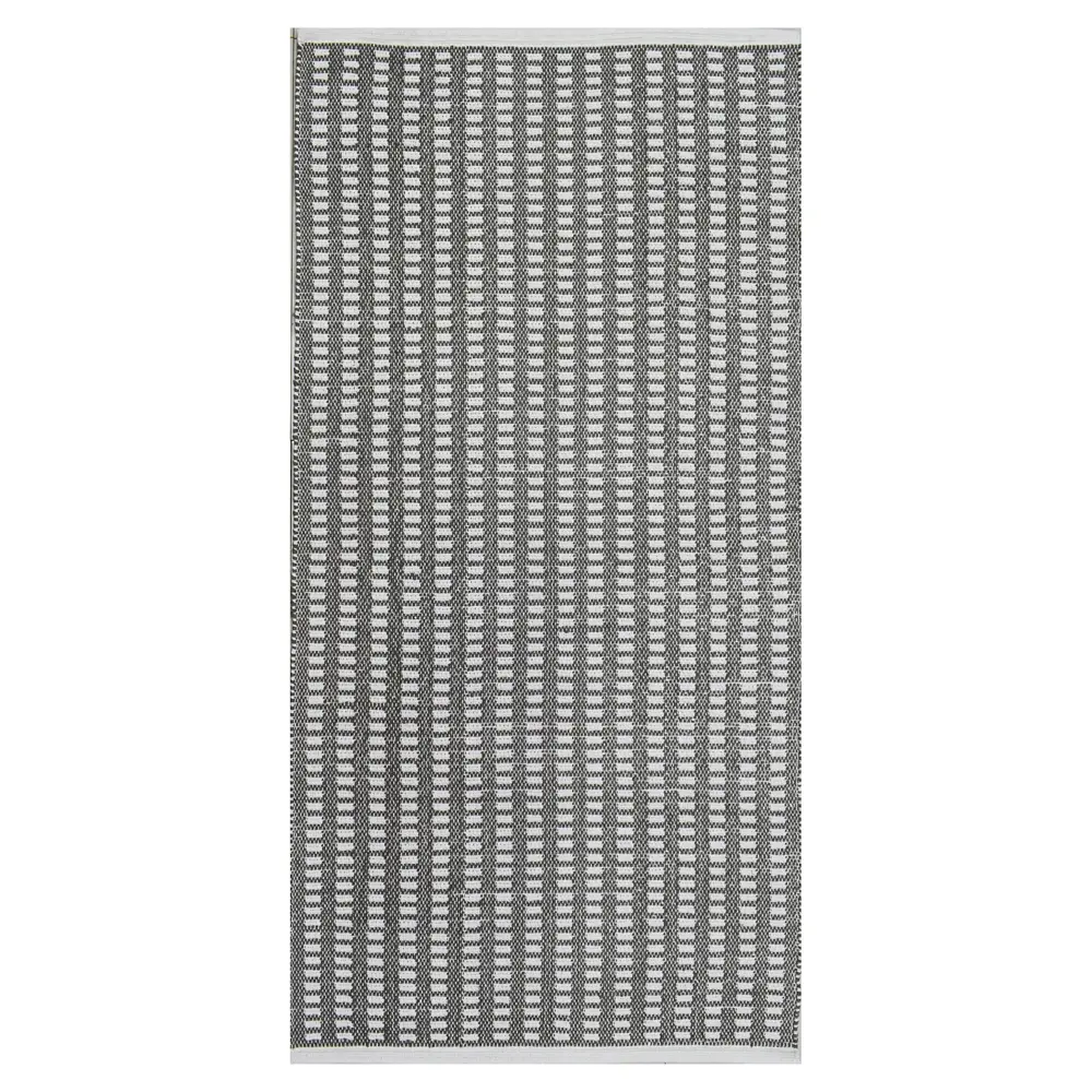 Коврик декоративный хлопок Брик IC-17584 см цвет 80x150 см цвет черный CTIM STLM-2120080 - Вид №1