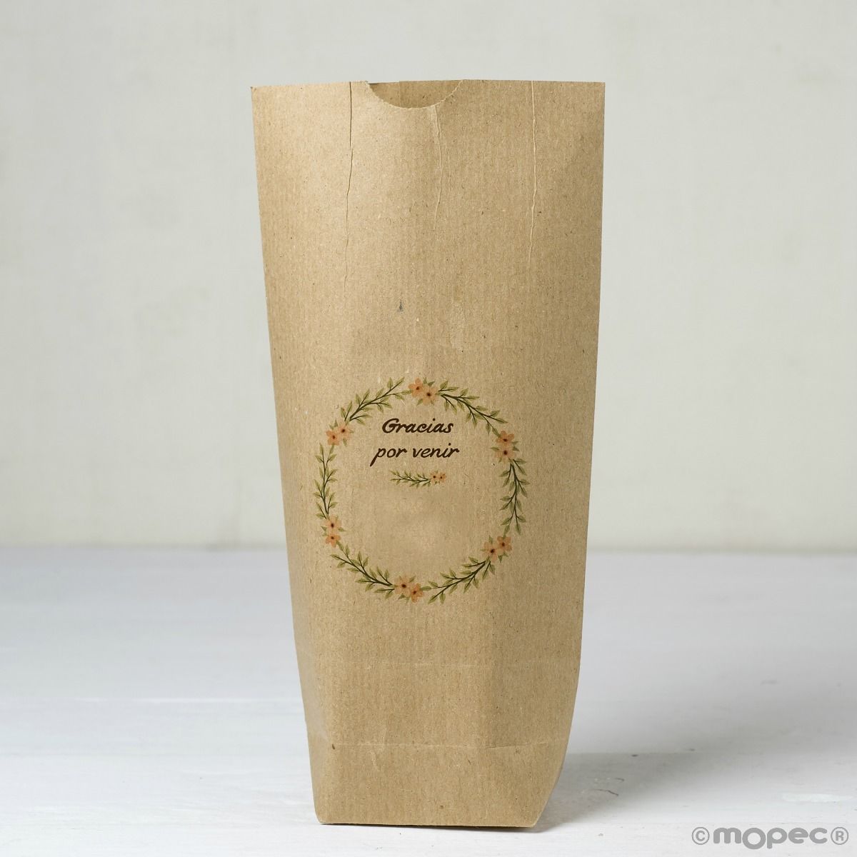 E630.1 Сумка kraft Romantic Crown «Спасибо за…» , 25 единиц. Dekoraniaevents Bodas 