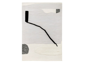 Прямоугольный ковер ручной работы из ткани