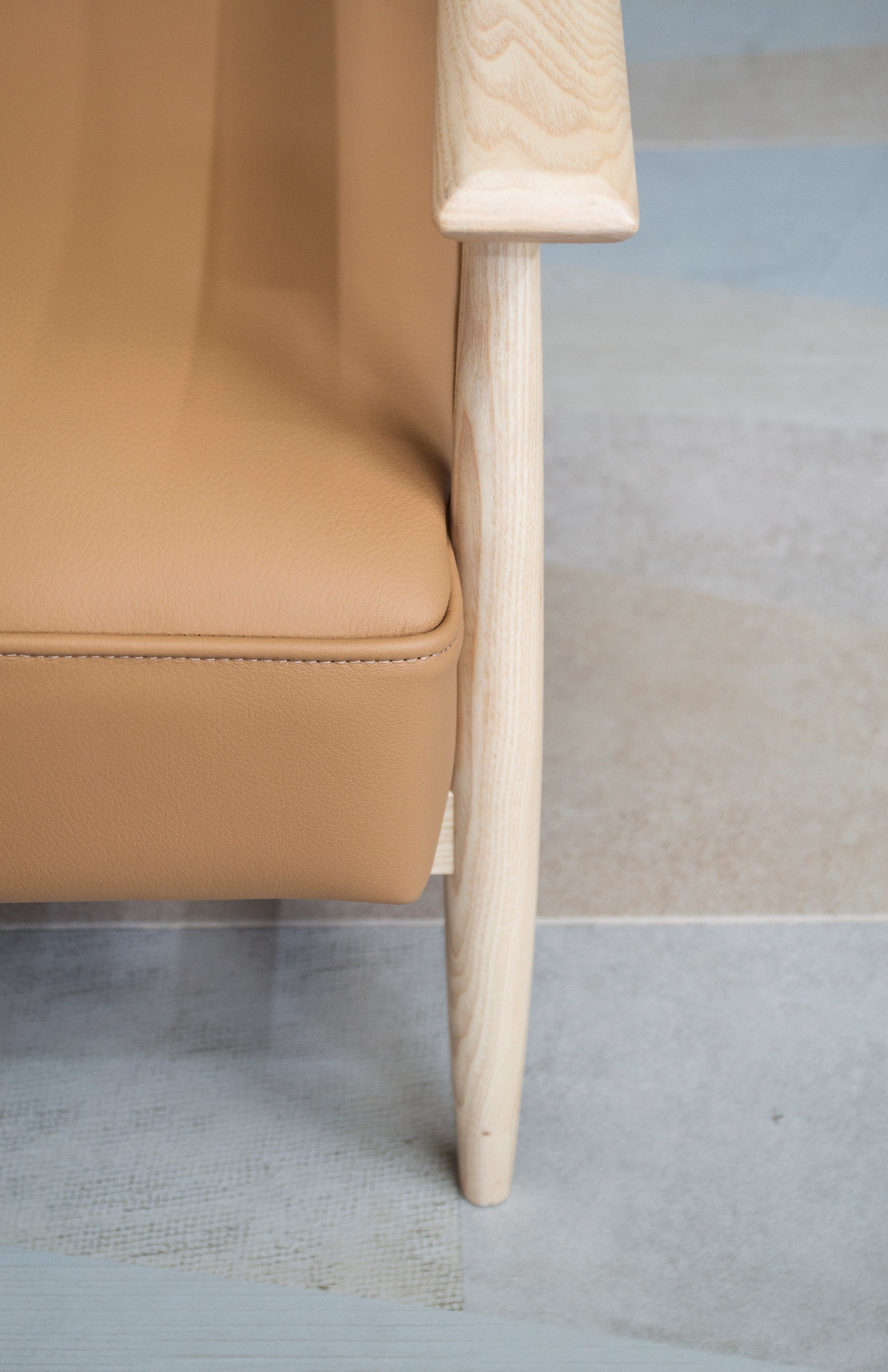 Кожаное кресло с подлокотниками mg12 ARCH-00032582 - Вид №10