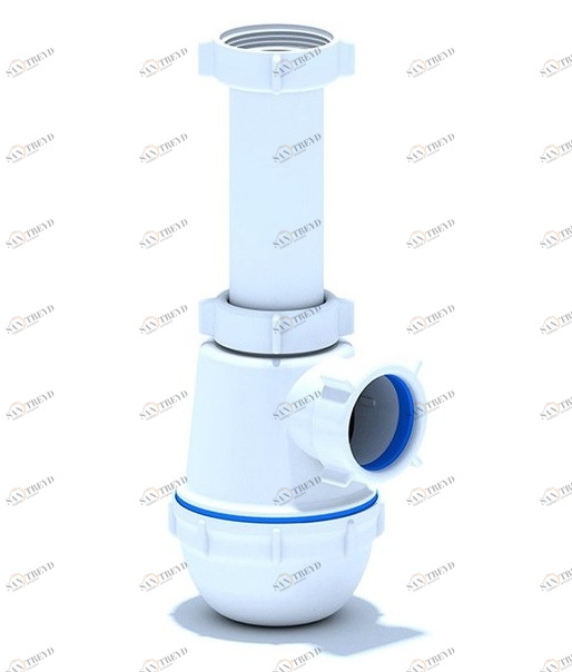 Сифон для кухонных моек АНИ Грот 1 1/2"х40мм без выпуска A0120 АНИ пласт 7224