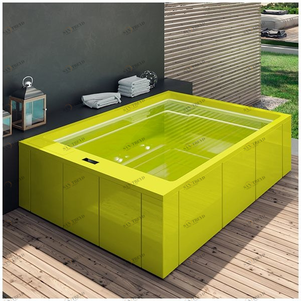 Бассейн Gruppo Treesse Muse Plus-V212I-Z прямоугольный встроенный желтый PLUSV212IZ