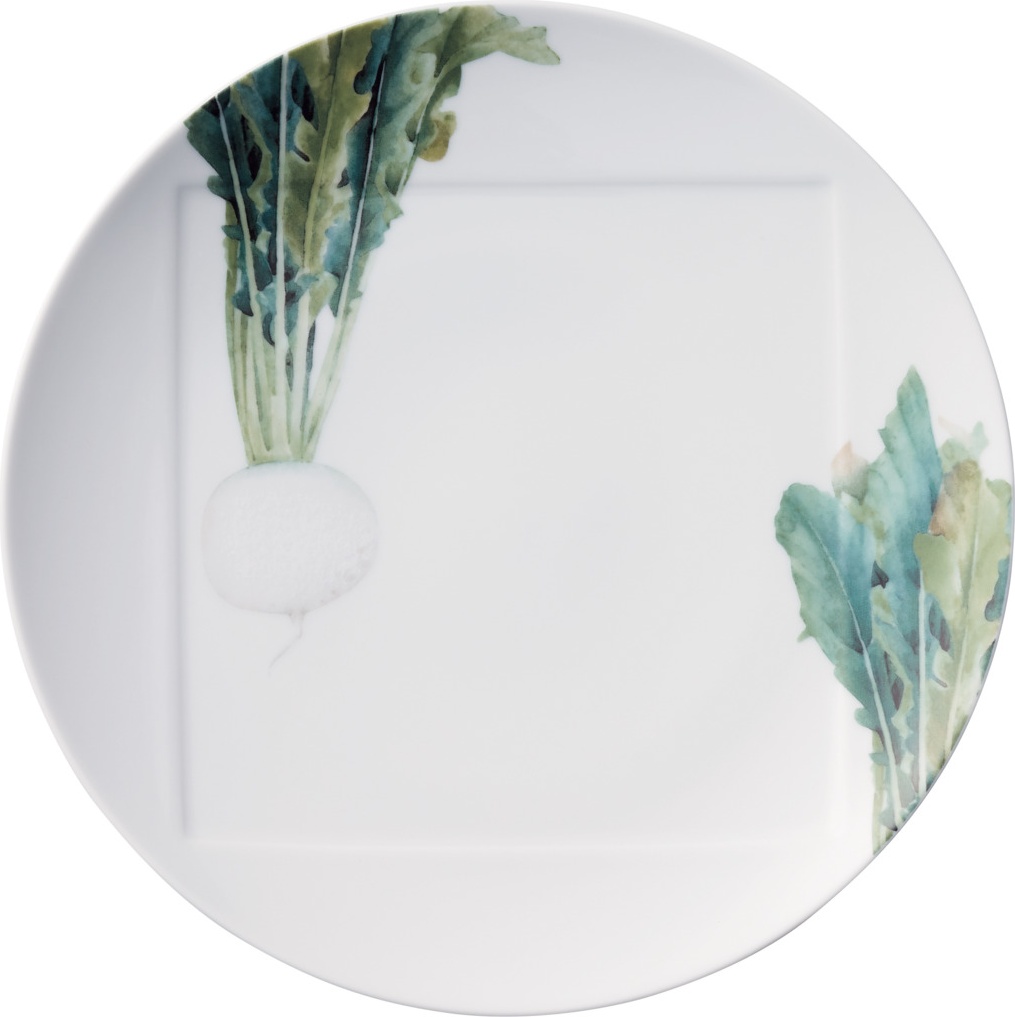 10637888 Noritake Тарелка обеденная Noritake "Овощной букет.Редька" 27см Фарфор 