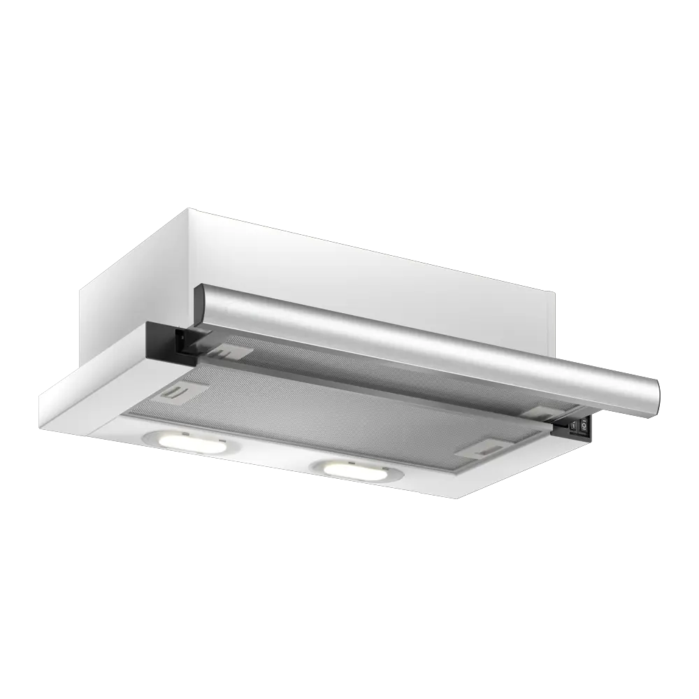 Вытяжка встраиваемая Elikor Интегра 45 см цвет белый/нержавеющая сталь STLM-2061693