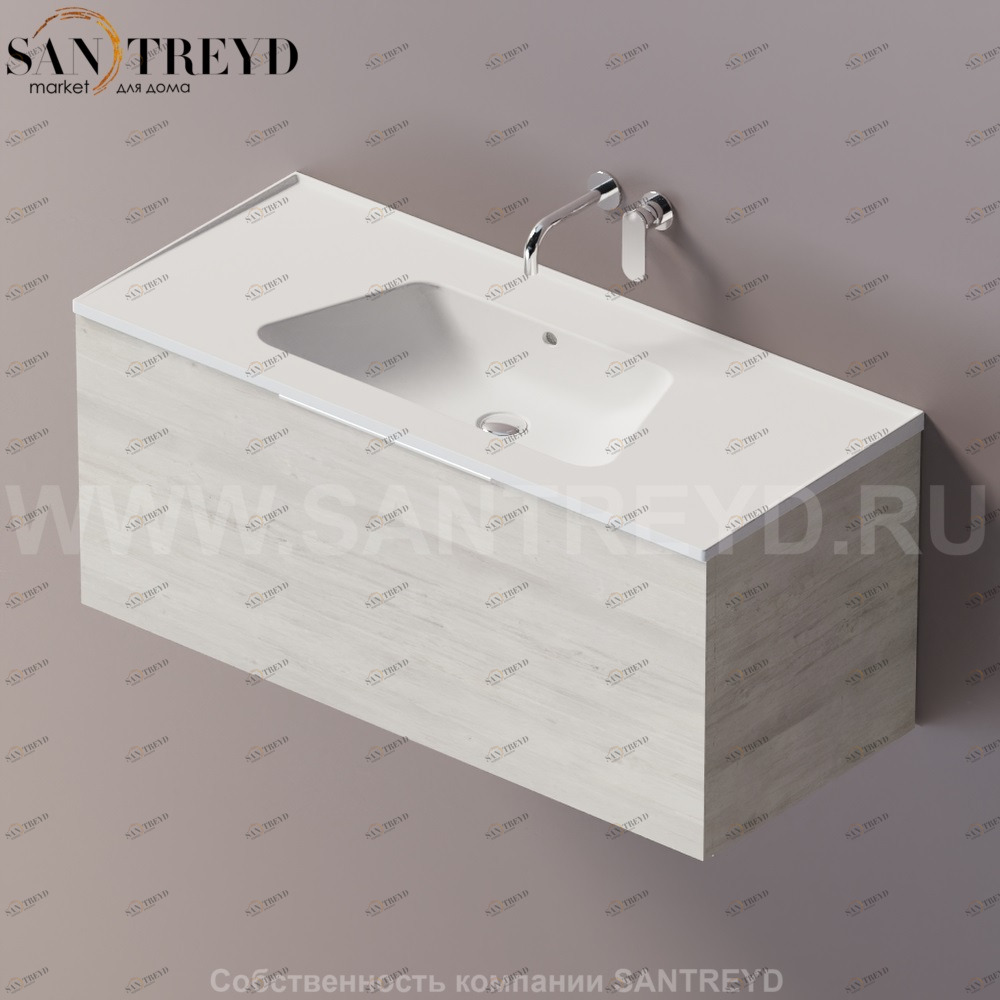 Flaminia BLOOM Тумба под раковину 120 см с 1 ящиком BBX945.WW Ceramica Flaminia