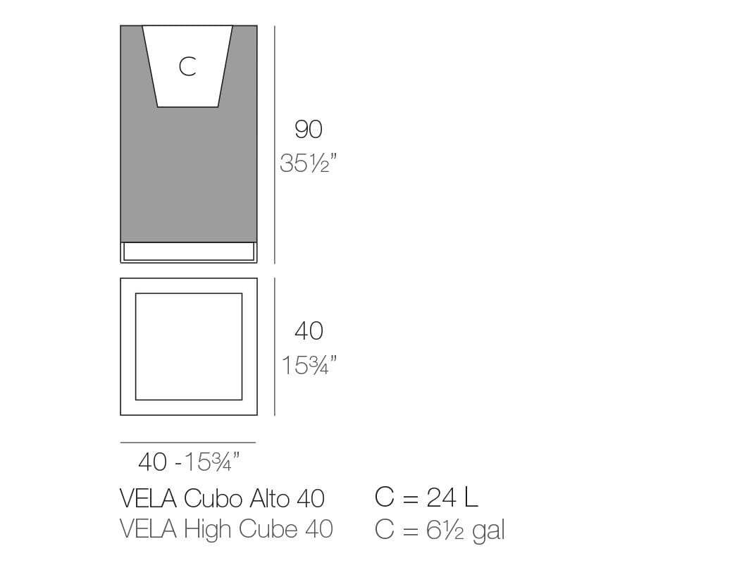 Сеялка из полиэтилена Vondom ARCH-00144361 - Вид №11