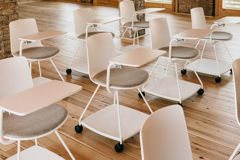 ENEA Стул для конференций из полипропилена с ящиком для хранения Tray sun-id-1463772 - Вид №3