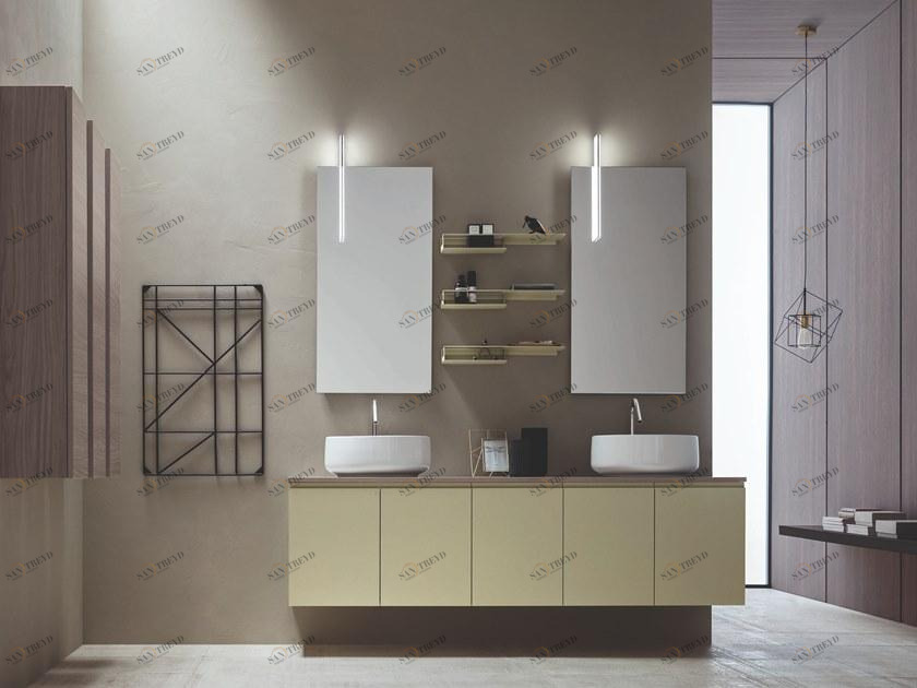 ARBLU Двойной лакированный туалетный столик с дверцами Hito sun-id-1507327